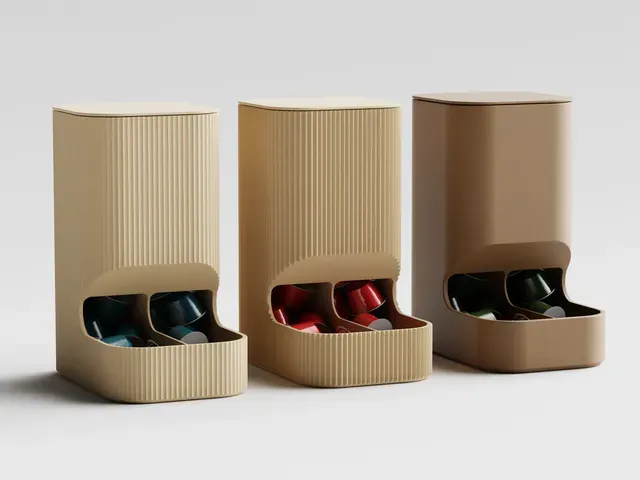 Coffee Capsule Holder - Zigzag Pattern - Nespresso Vertuo Dolce Gusto Pod Organizer — Image 2 of 11