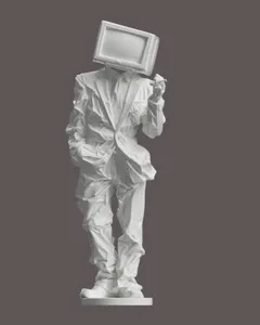 TV-Head Gentleman Sculpture