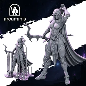 FREE FEMALE ELF ARCHER - DARK ELVES ELF ARMY - 32MM SCALE - FANTASY