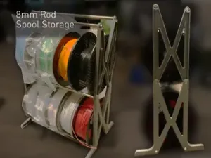 Stackable Filament / Spool Storage with 8mm 3D Printer Rods