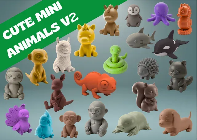 Cute Mini Animals Edition 2