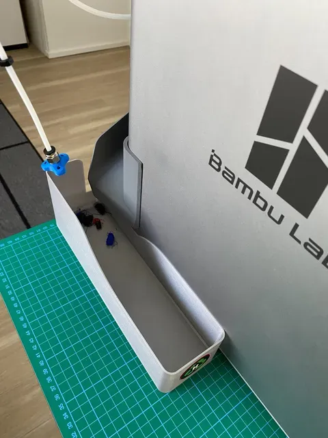 Wide Version of Bambu Lab Magnetic Purge Poop Slide for X1C / P1S (side collection of poop, perfect for cabinet!) — Фото 15 из 15