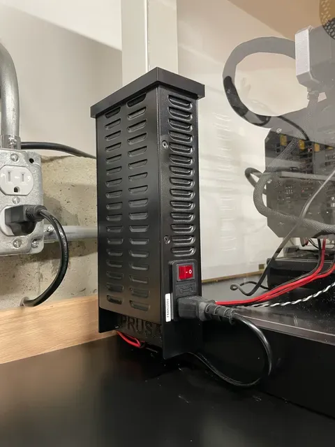 Prusa MK3 MK4 Power Supply (PSU) Enclosure Mount Brackets