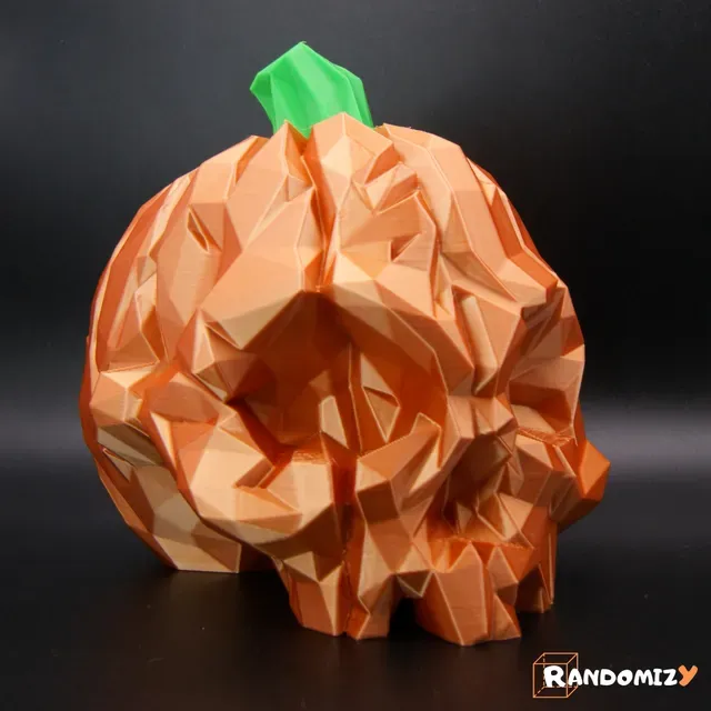 Pumpkin Skull - Low Poly — Image 6 of 6