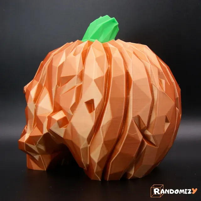 Pumpkin Skull - Low Poly — Image 3 of 6