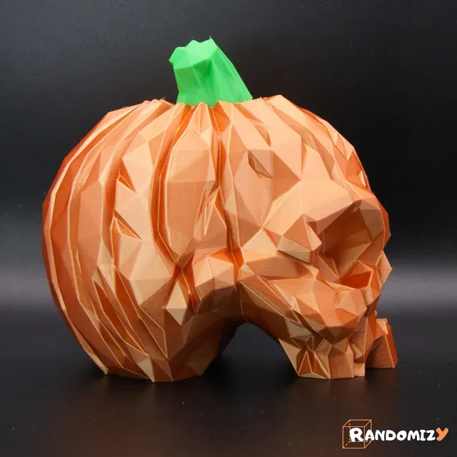 Pumpkin Skull - Low Poly — Image 5 of 6