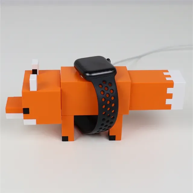 MINECRAFT FOX APPLE WATCH STAND — Фото 3 из 5