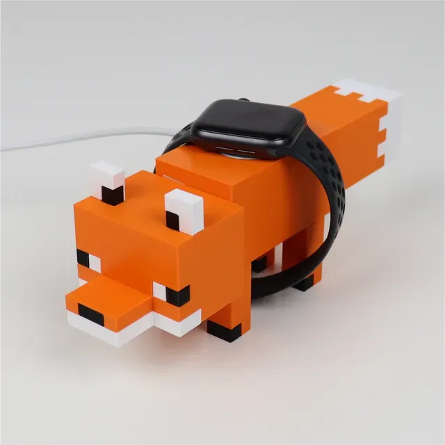MINECRAFT FOX APPLE WATCH STAND — Фото 5 из 5