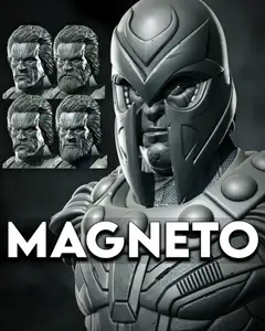 Magneto Bust (pre-supported)