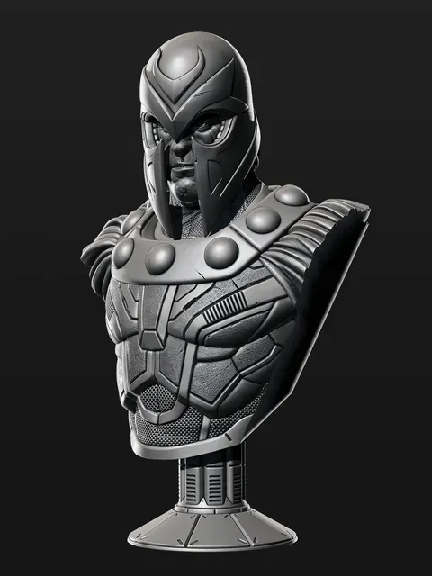 Magneto Bust (pre-supported) — Image 2 of 4
