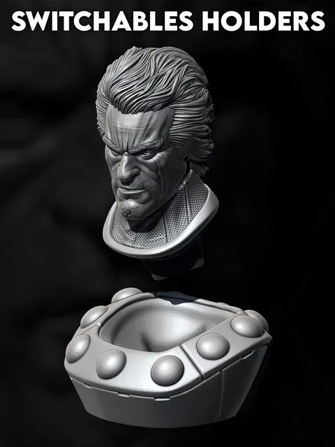 Magneto Bust (pre-supported) — Image 4 of 4