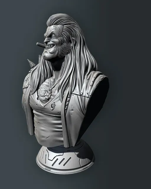 Lobo Bust (pre-supported) — Фото 7 из 9