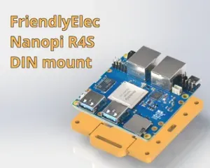 FriendlyElec NanoPi R4S DIN rail mount