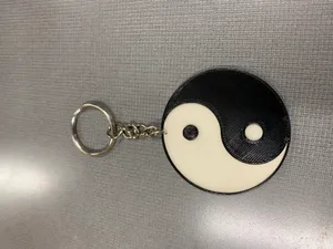 Yin Yang Keychain