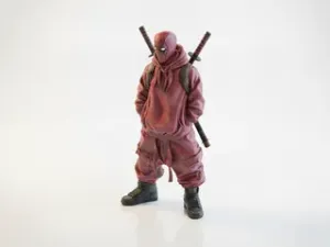 Street Deadpool Figurine Urban Style 3D Printable