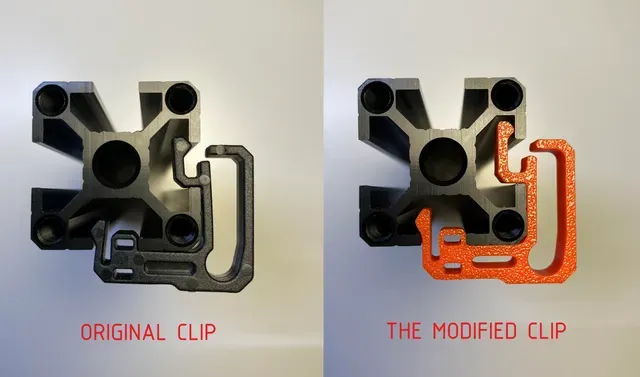 PRUSA MK4 cable clip(slightly modified for better fit) — Image 2 of 2