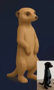Standing Meerkat
