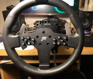 Fanatec CSL steering wheel P1 V2 - custom button caps