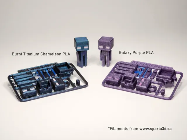 Minecraft-inspired Enderman Mini Figure Kit Card/ Keychain