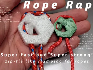 Rope Rap (like a TyRap, fast and strong)
