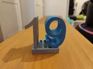 Birthday age stand, holder / Geburtstags Alter Ständer, Halter 1 - 999 Years