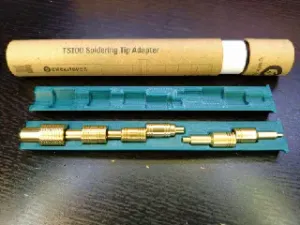 CNC Kitchen TS100/101 heat set insert tip storage