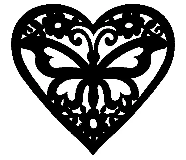 Butterfly 5 Button — Image 4 of 4