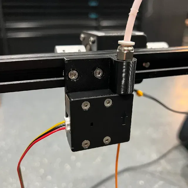 Ender 5 Plus Filament Sensor Mount for Bowden Extruder Delete
