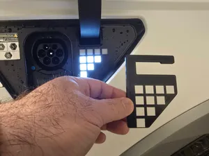 Hyundai IONIQ 5 charging lights cover