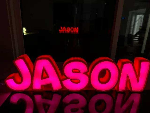 JASON LED- Namenslampe (Name lamp)