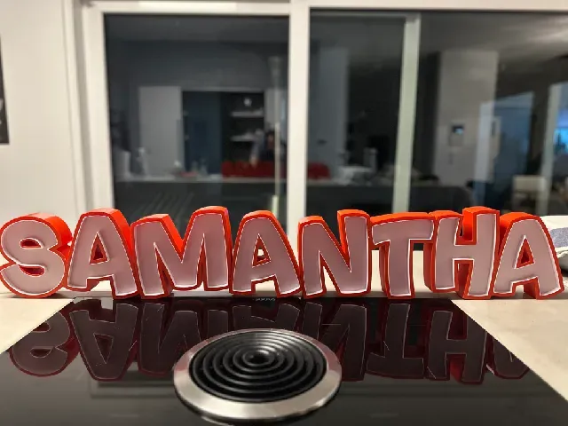 SAMANTHA LED- Namenslampe (Name lamp) — Image 3 of 3