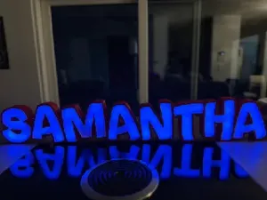 SAMANTHA LED- Namenslampe (Name lamp)