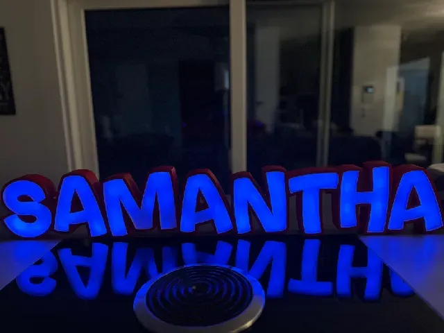 SAMANTHA LED- Namenslampe (Name lamp)