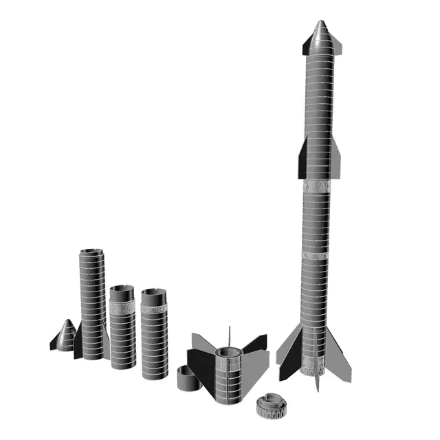 Starship Style Model Rocket - D Engine — Image 4 of 12