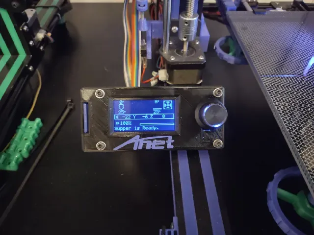 Display Enclosure for Mounting Makerbase Mini12864 to Anet A8 Plus — Image 2 of 2