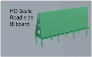 HO Scale roadside Billboard