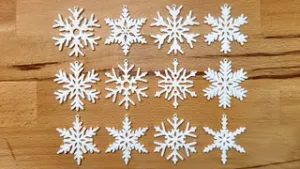 2025 Snowflakes 2nd set christmas tree decoration