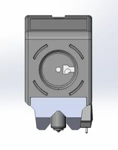 Fan duct Qidi Q1 PRO for microprobe BTT