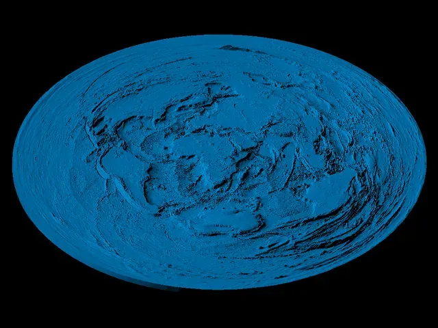 Iapetus with known topography scaled one in ten million — Image 11 of 11