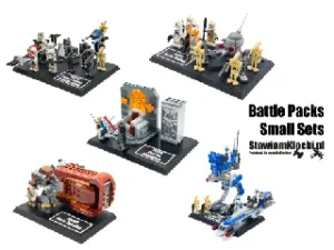 Display Stand for Lego Star Wars Battle Packs & Small Sets & Minifigs Only