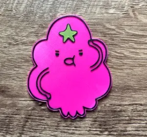 Lumpy Space Princess Adventure Time Magnet (8x3mm magnets)