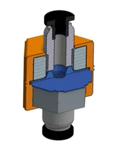 Rugged PC4-M10 PTFE Coupler