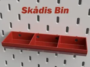 Skadis tray for small parts