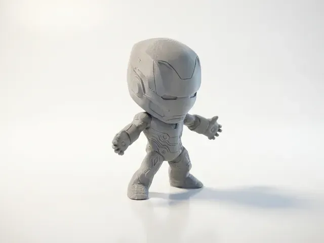 Chibi Iron Man Figurine Marvel Collectible 3D Printable — Image 2 of 5