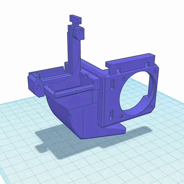 Creality Ender 3 S1 (any sprite model) 4020 Trik3 Cooling Duct, Dual 4020 Blower Fans with a 4020 Axial Fan, Ender 3 S1/S1 Pro/S1 Plus — Image 4 of 4