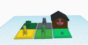 Scale dog house