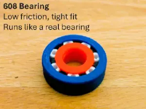 608 Bearing - fully printed, easy assembly