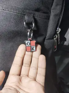 Otto Krause shield key ring