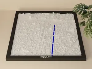 Nagoya, Osu, Japan - 3D Miniature