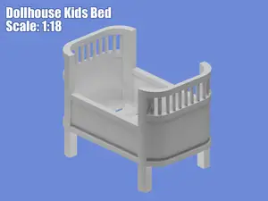 Dollhouse Kids Bed